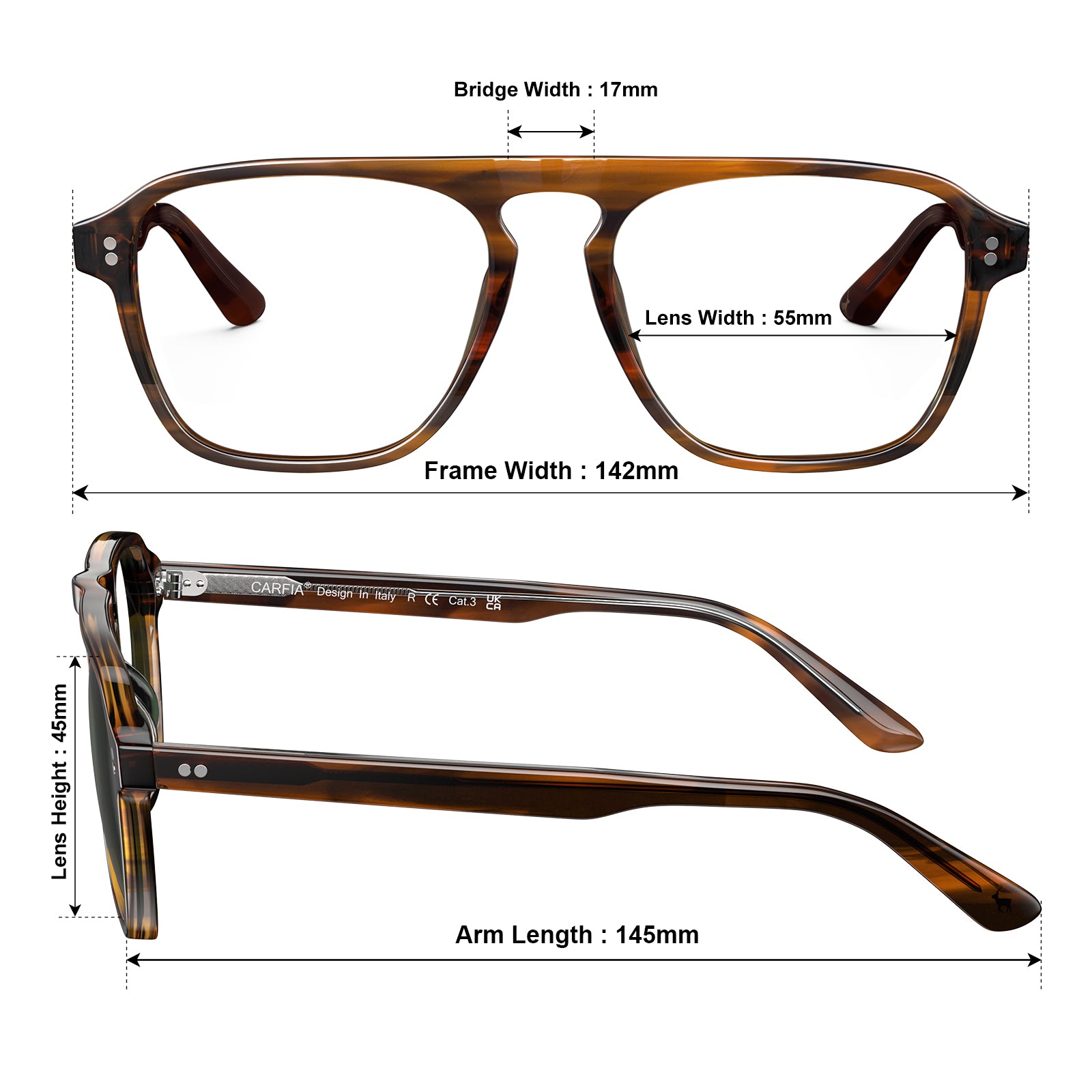 carfia-lightweight-acetate-eyeglasses-brown-prescrition-eyewear-size