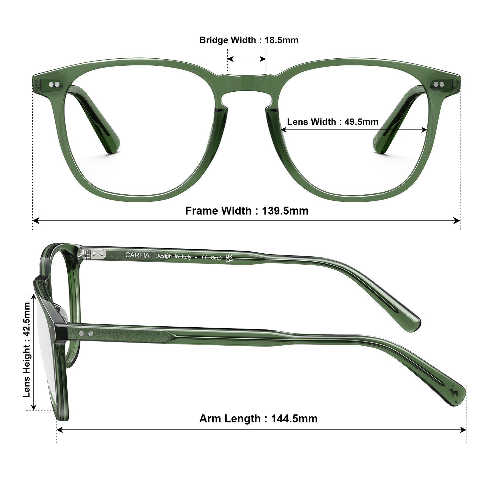 carfia-lightweight-clear-green-acetate-eyeglasses-for-men-and-women-prescrition-eyewear-size
