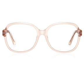 Carfia Matthew CA2024-C09 Pink Acetate Square Prescription Glasses Eyeglasses for Women, Front View