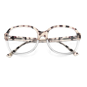Carfia Matthew CA2024-C14 Tortoise Acetate Square Prescription Glasses Eyeglasses for Women, Detail View