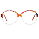 Carfia Matthew CA2024-FC19 Tortoise Acetate Cat-Eye Prescription Glasses Eyeglasses for Women, Front View