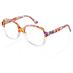 Carfia Matthew CA2024-FC19 Tortoise Acetate Cat-Eye Prescription Glasses Eyeglasses for Women, Model View