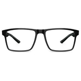 Carfia Matthew CA62162-FC01 Black Acetate Rectangular Prescription Glasses Eyeglasses for Women, Front View
