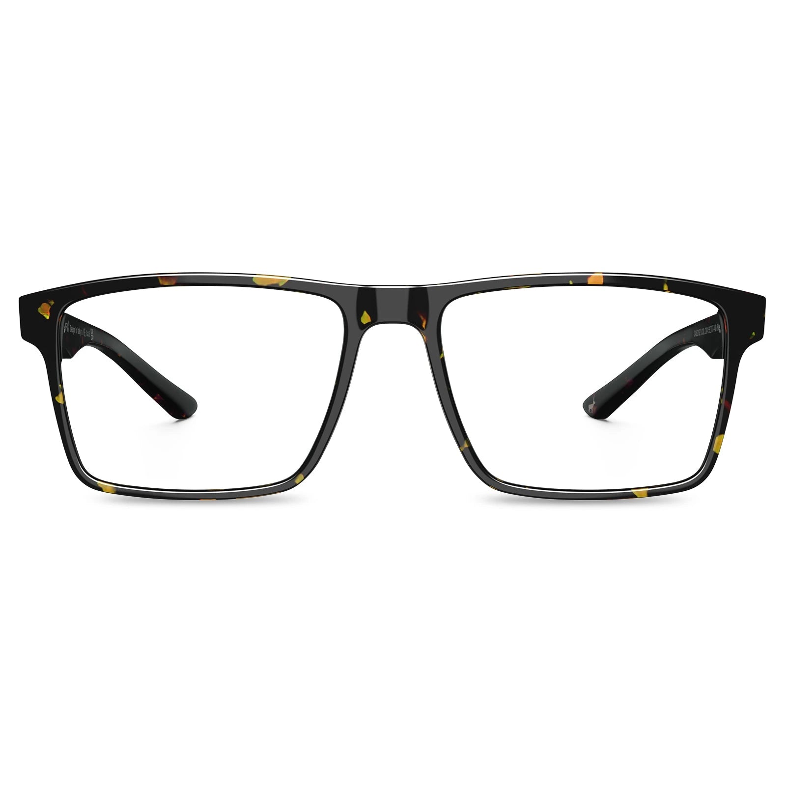 Carfia Matthew CA62162-FC04 Tortoise Acetate Rectangular Prescription Glasses Eyeglasses for Women, Front View