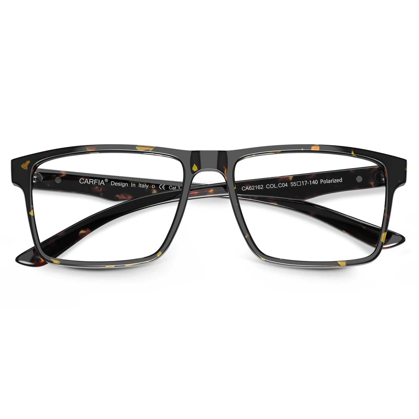 Carfia Matthew CA62162-FC04 Tortoise Acetate Rectangular Prescription Glasses Eyeglasses for Women, Lifestyle View