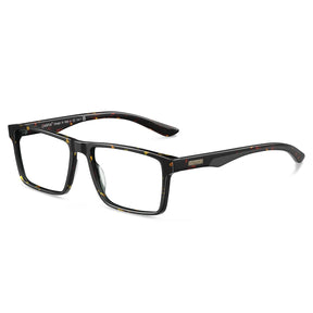 Carfia Matthew CA62162-FC04 Tortoise Acetate Rectangular Prescription Glasses Eyeglasses for Women, Three-Quarter View