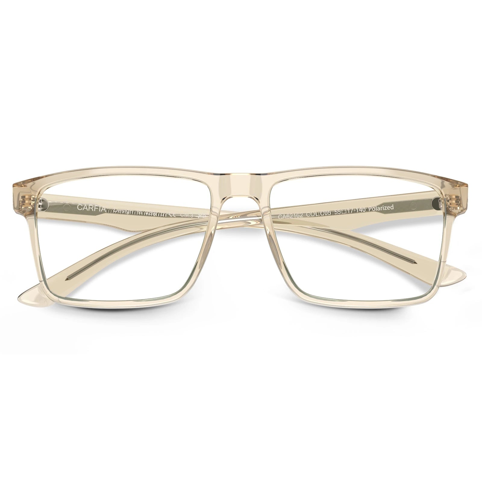 Carfia Matthew CA62162-FC05 Blue Acetate Rectangular Prescription Glasses Eyeglasses for Women, Lifestyle View