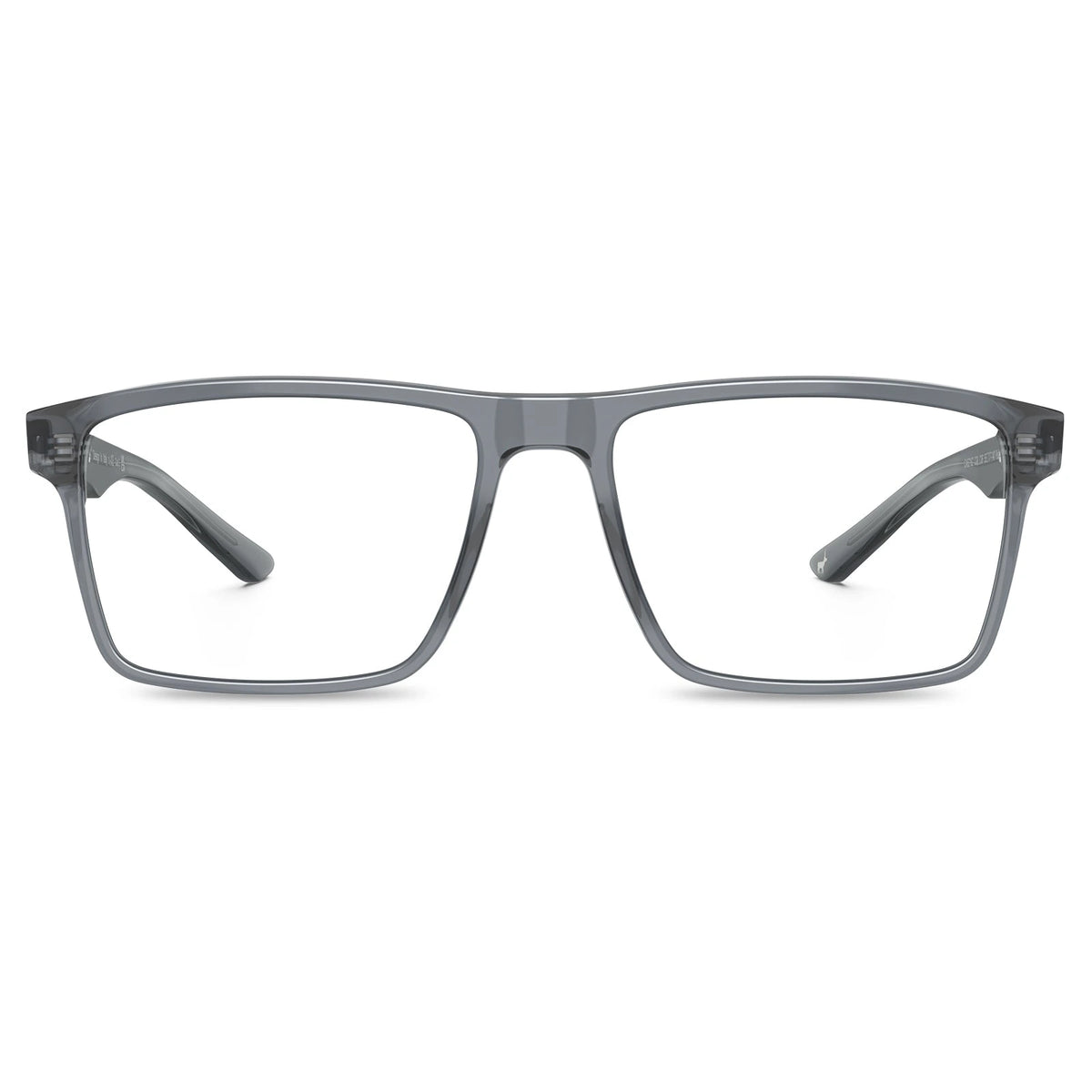 Carfia Matthew CA62162-FC06 Grey Acetate Rectangular Prescription Glasses Eyeglasses for Women, Front View