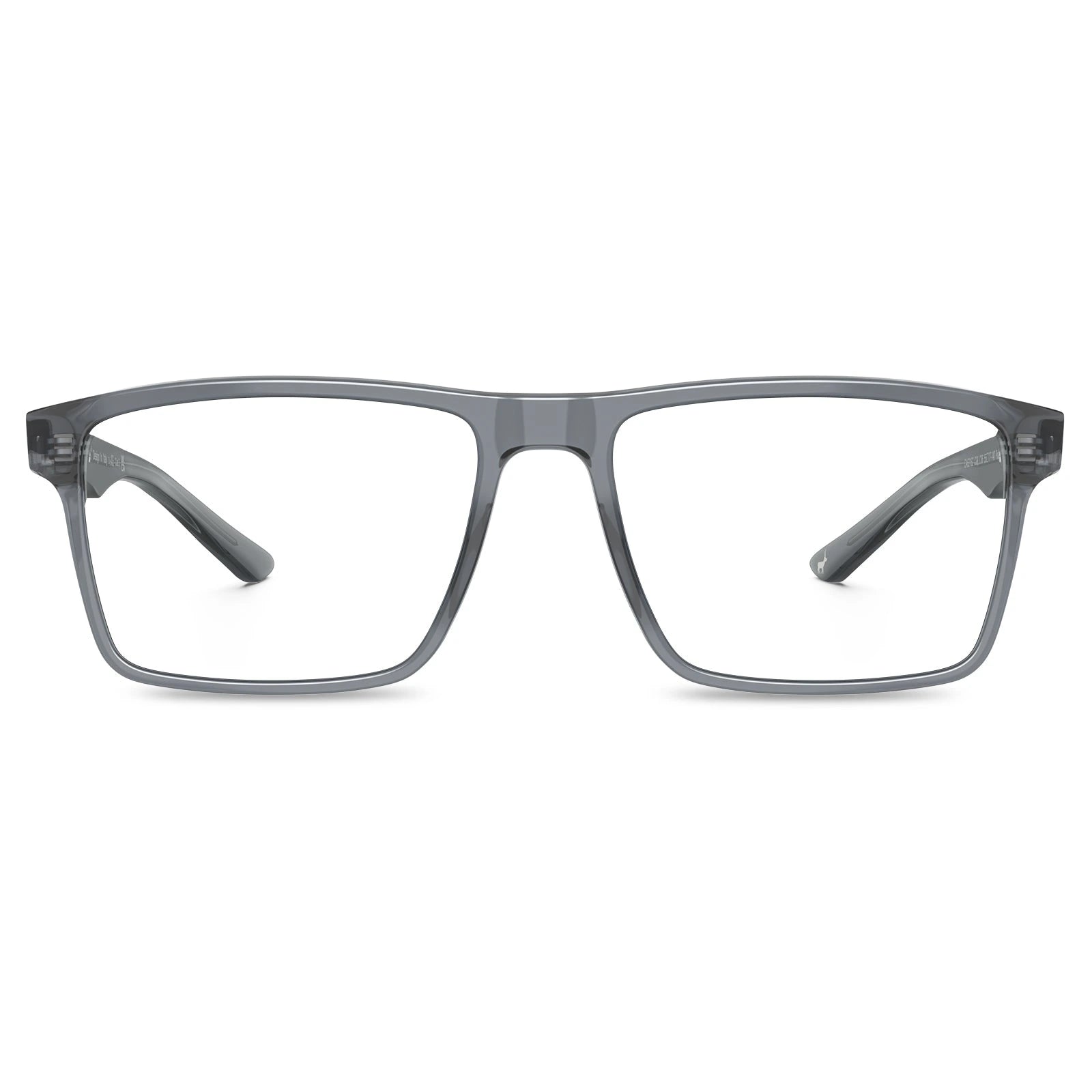 Carfia Matthew CA62162-FC06 Grey Acetate Rectangular Prescription Glasses Eyeglasses for Women, Front View