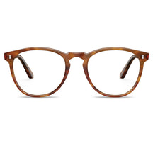 Carfia Orlanda-FL04 Tea-Brown Acetate Round Prescription Glasses Eyeglasses for Unisex, Front