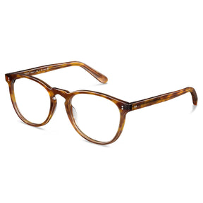 Carfia Orlanda-FL04 Tea-Brown Acetate Round Prescription Glasses Eyeglasses for Unisex, Side