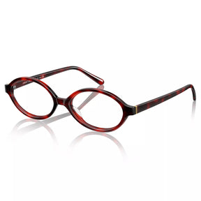 Carfia Ovalen CA7032-C2 Tortoise Acetate Oval Prescription Glasses Eyeglasses for Women, Scene View