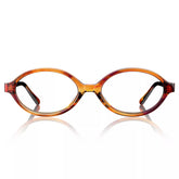 Carfia Ovalen CA7032-C3 Tortoise Acetate Oval Prescription Glasses Eyeglasses for Women, Front View