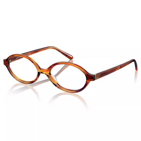 Carfia Ovalen CA7032-C3 Tortoise Acetate Oval Prescription Glasses Eyeglasses for Women, Scene View