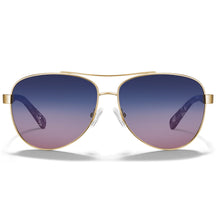 Carfia Poptart CA3216C01 Gold Metal Aviator Uv400 Sunglasses for Unisex, Front View