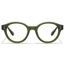 Carfia Primrose CA5403-FC06 Green Acetate Round Prescription Glasses Eyeglasses for Unisex, Front View