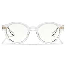 Carfia Primrose CA5403-FC10 Clear Acetate Round Prescription Glasses Eyeglasses for Unisex, Front View