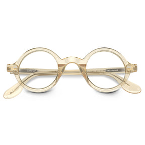 Carfia Retroz CA2501FC05 Gold Acetate Round Prescription Glasses Eyeglasses for Unisex, Detail View