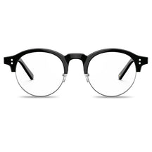 carfia-round-eyeglasses-frame-clear-black-front