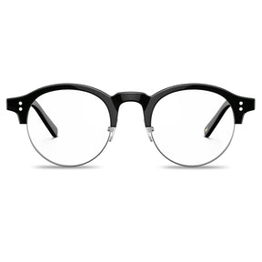 carfia-round-eyeglasses-frame-clear-black-front
