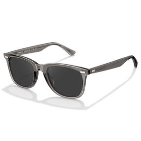 Carfia Sedona CA5356-C06 Grey Acetate Square Polarized Sunglasses for Men, Three-Quarter View