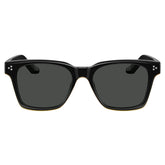 Carfia Simba CA31109-C01 Black Acetate Square Polarized Sunglasses for Men, Front View