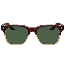 Carfia Simba CA31109-C02 Wine Red Champagne Acetate Square Polarized Sunglasses for Men, Front View
