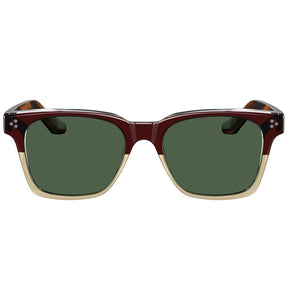 Carfia Simba CA31109-C02 Wine Red Champagne Acetate Square Polarized Sunglasses for Men, Front View