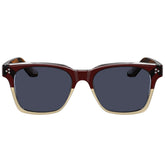 Carfia Simba CA31109-C03 Wine Red Champagne Acetate Square Polarized Sunglasses for Men, Front View