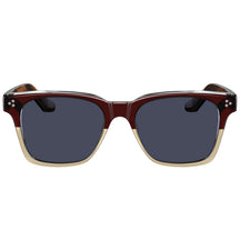 Carfia Simba CA31109-C03 Wine Red Champagne Acetate Square Polarized Sunglasses for Men, Front View
