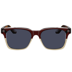 Carfia Simba CA31109-C03 Wine Red Champagne Acetate Square Polarized Sunglasses for Men, Front View