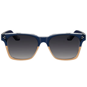 Carfia Simba CA31109-C04 Navy Champagne Acetate Square Polarized Sunglasses for Men, Front View