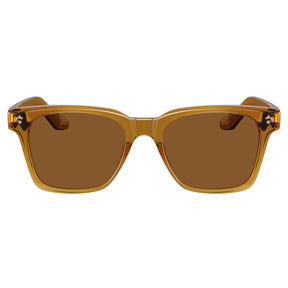 Carfia Simba CA31109-C05 Amber Acetate Square Polarized Sunglasses for Men, Front View