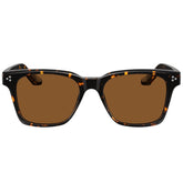 Carfia Simba CA31109-C13 Tortoise Acetate Square Polarized Sunglasses for Men, Front View