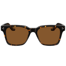 Carfia Simba CA31109-C13 Tortoise Acetate Square Polarized Sunglasses for Men, Front View