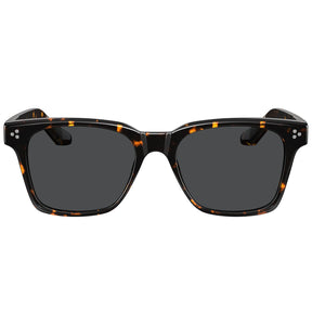 Carfia Simba CA31109-C14 Tortoise Acetate Square Polarized Sunglasses for Men, Front View