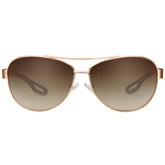 Carfia Tiamo CA3210C03 Gold Metal Aviator Polarized Sunglasses for Women, Front View