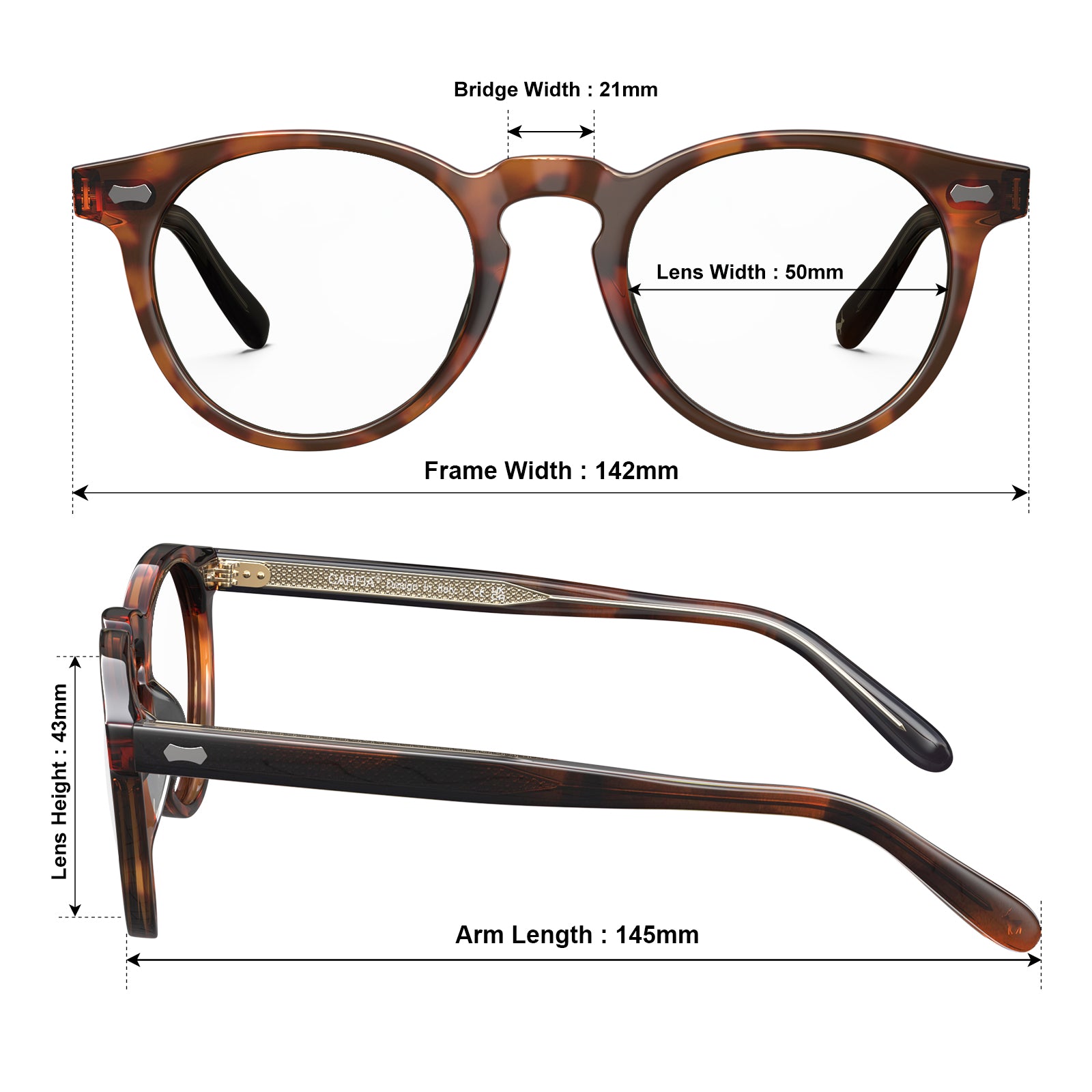 carfia-tortoiseshell-round-frames-optical-glasses-prescription-eyewear-acetate-frames-size