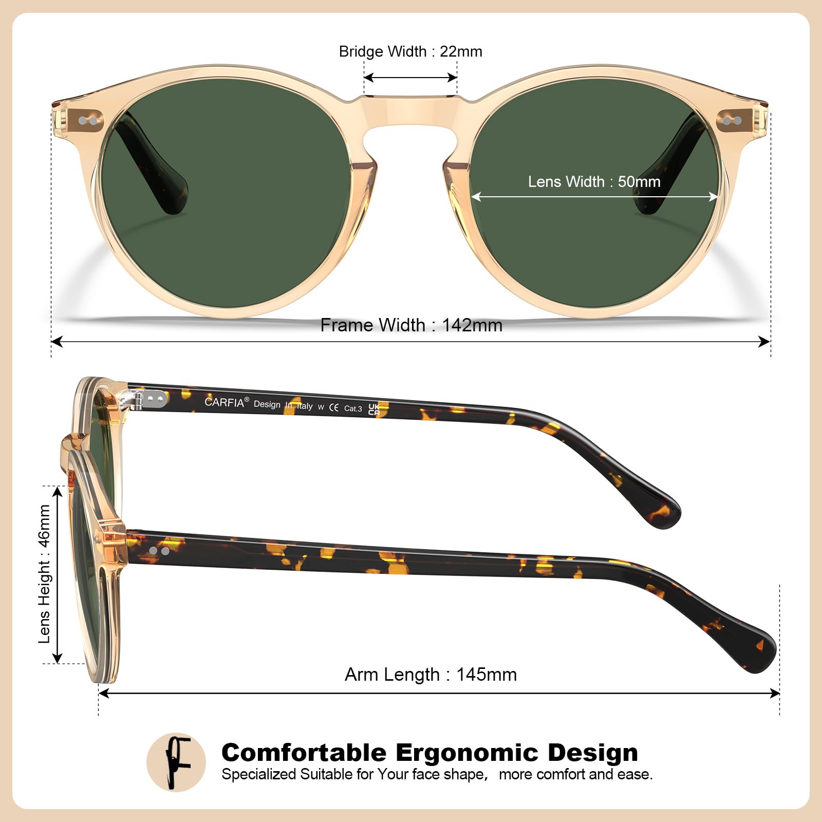 Olivier-Rue Tortoise Polarized-CA5289