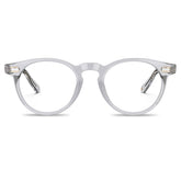 Dublin CA5506FC10 transparent acetate eyeglasses front view - clear full-rim frames