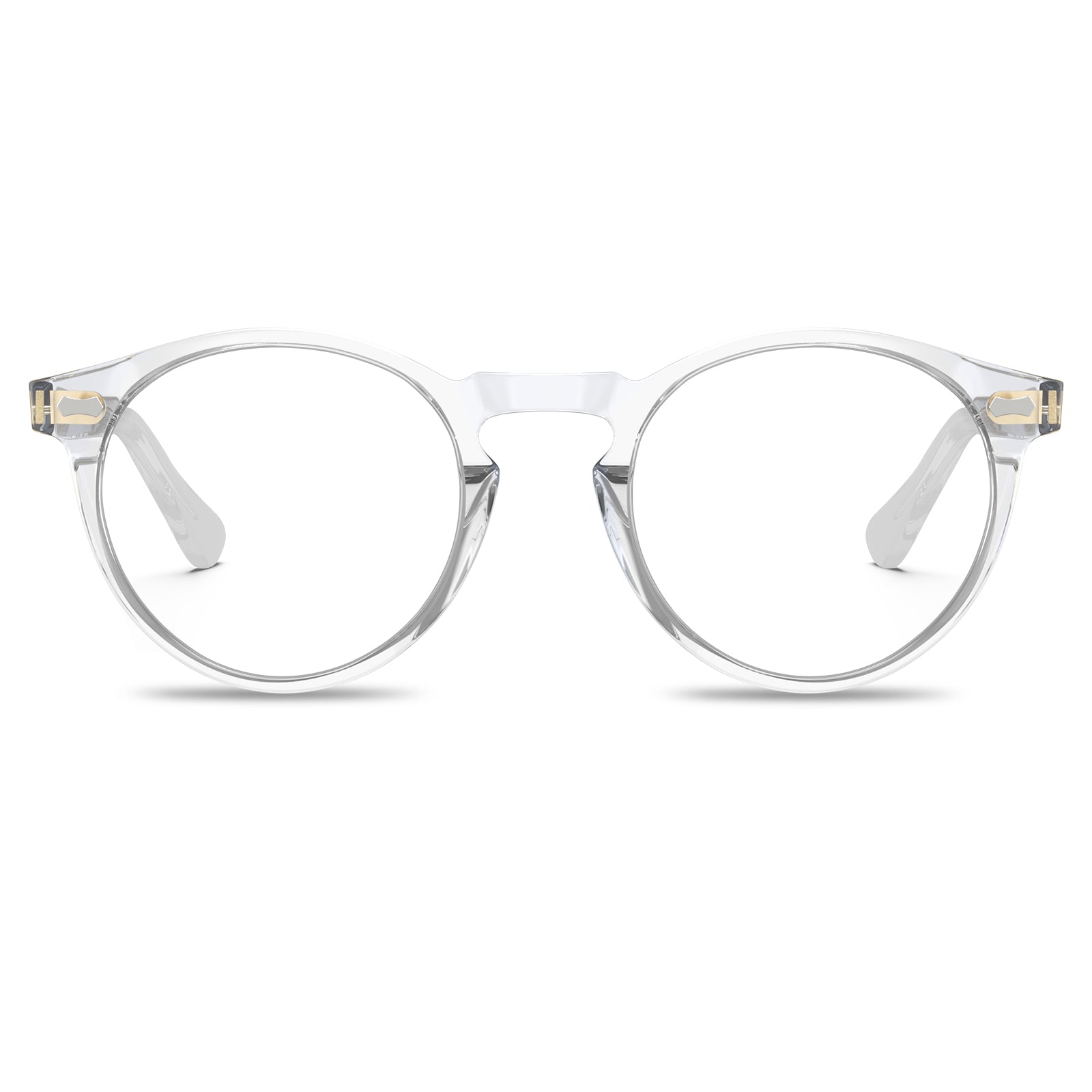fashion-acetate-round-frame-clear-eyeglasses-front
