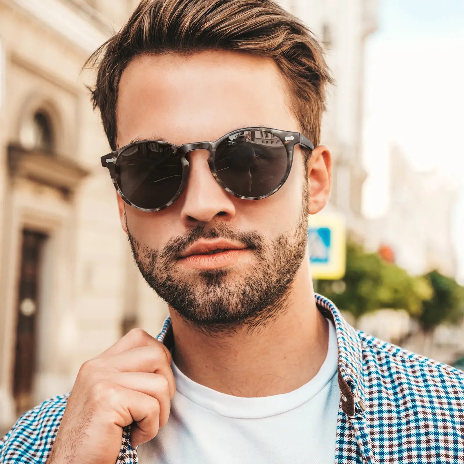 gray-tortoise-frame-gray-lens-pantos-round-sunglasses-UV400-protection-for-driving-fishing-cool-men-acetate-shades-sun-glasses-model