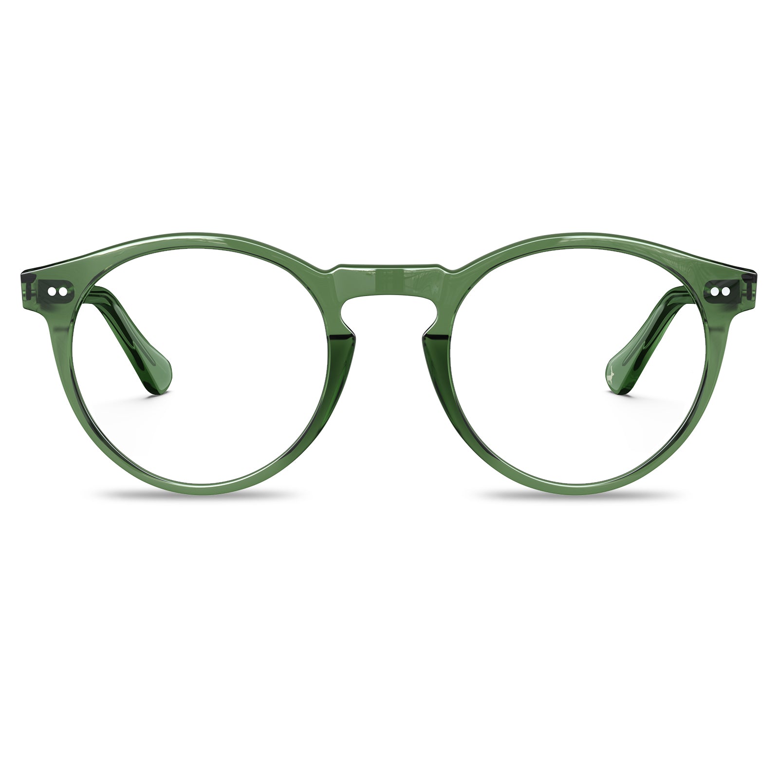green-frame-eyeglasses-acetate-eye-glasses-front