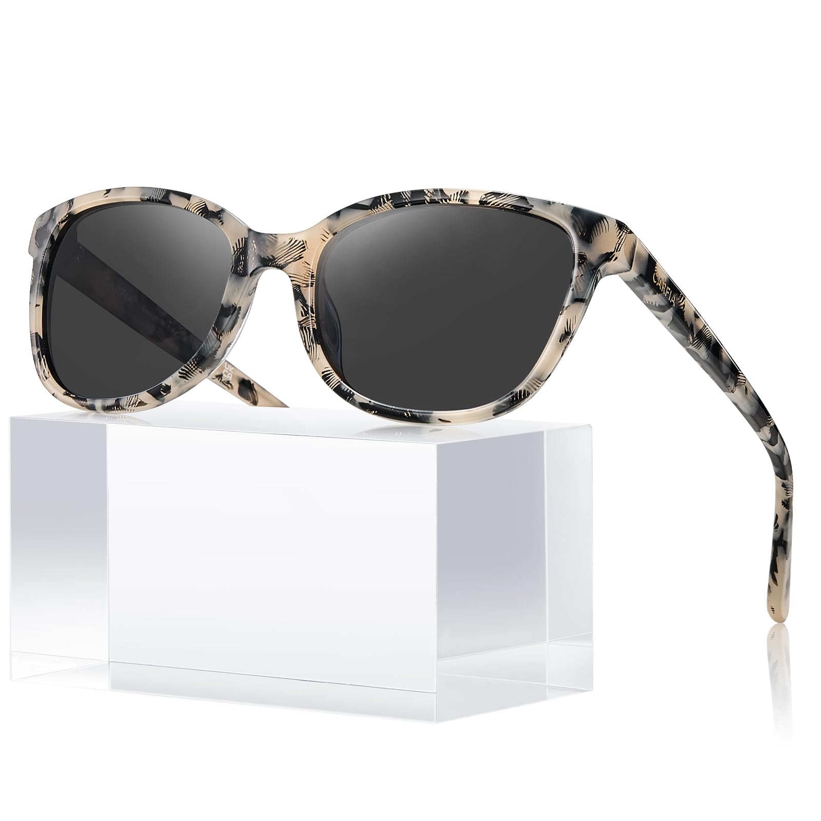 Designer Acetate Womens Polarized Sunglasses C06