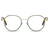lightweight-round-green-metal-eyeglasses-tortoiseshell-temples-front