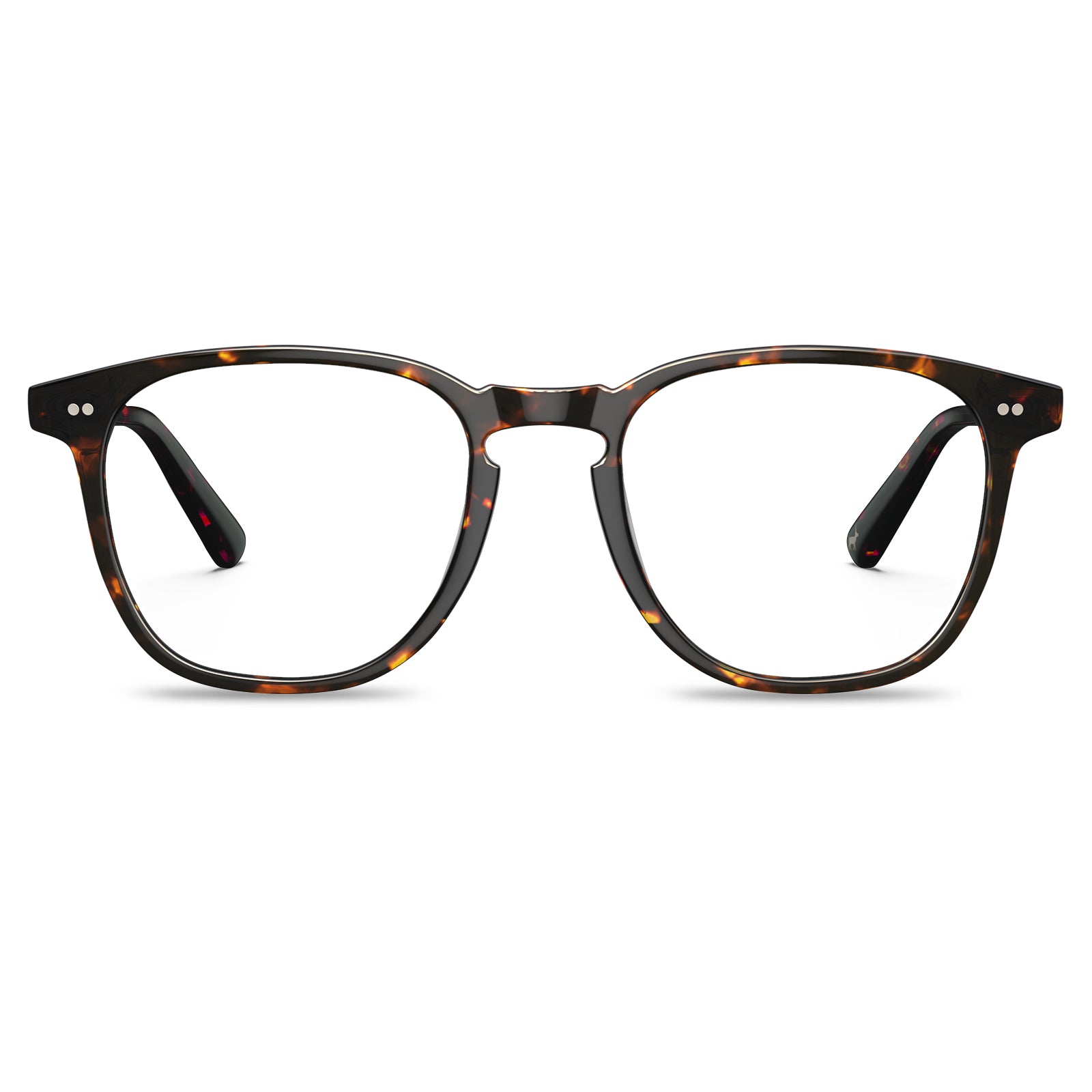 lightweight-tortoise-acetate-eyeglasses-for-men-and-women-carfia-prescrition-eyewear-front