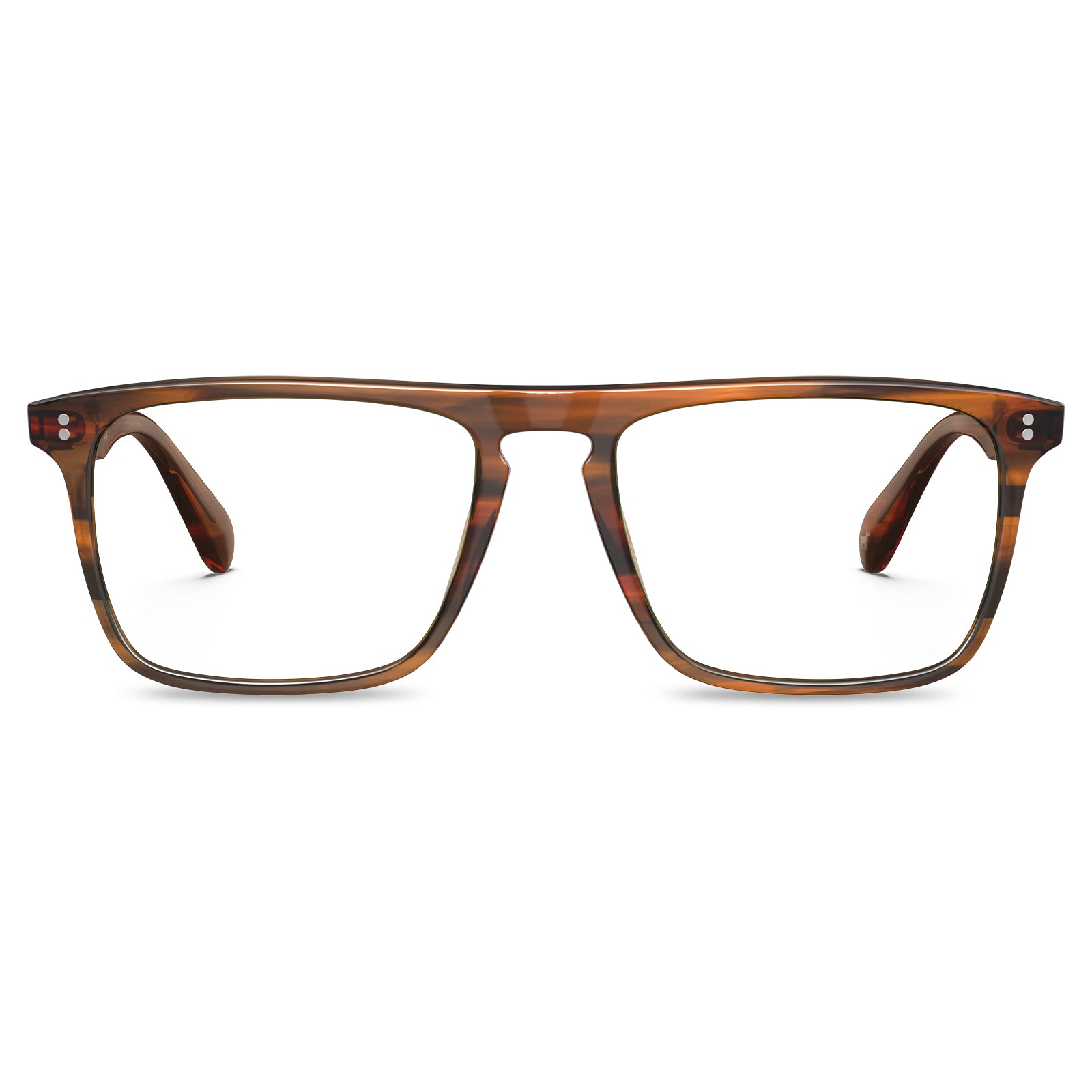 men-and-women-brown-eye-glasses-classic-acetate-frame-eyeglasses-front