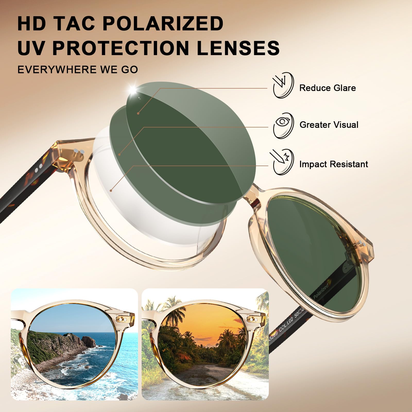 Olivier-Rue Tortoise Polarized-CA5289