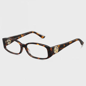 Carfia Tortoiseshell Premium Acetate Eyeglasses Italian Design with Signature Deer Logo Temple vedio