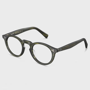 round acetate eyeglasses Mesa CA2306-FC07 with metal rivet details Italian design prescription frames men eyeglasses video